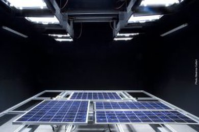 Flash test d'un module photovoltaïque
